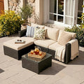 JAMFLY 3-Piece Outdoor Sectional Sofa Set by JAMFLY