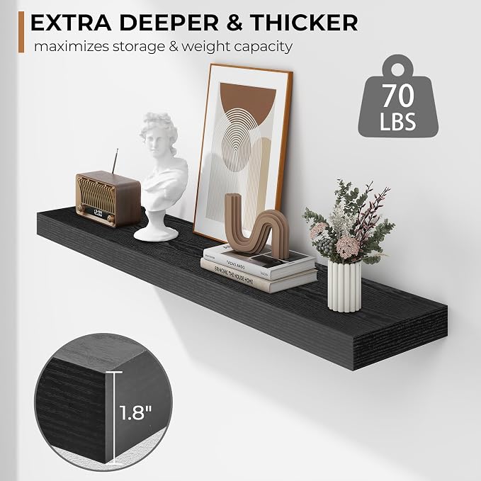 Fun Memories 36 Inch Floating Shelves - Image 4