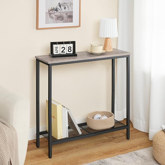 HOOBRO 29.5" Narrow Console Table, Small Entryway Table - Image 6