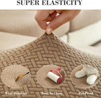 Couch Covers for 3 Cushion Sofa Pet Friendly Couch Cushion Covers Universal - Image 5