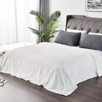 BEDELITE Ribbed Jacquard Off White King Size Blankets - Image 8