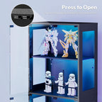 Lamtor 67-inch Glass Display Cabinet – Curio Cabinet - Image 6
