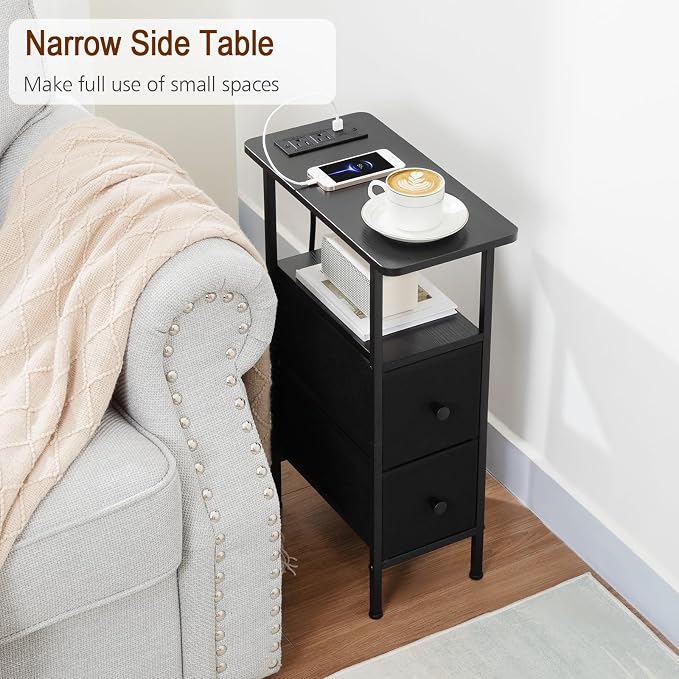 LOAKEKEL Narrow End Table Living Room - Image 4