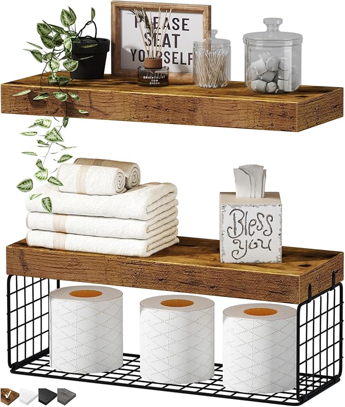 QEEIG Bathroom Shelves Over Toilet by QEEIG