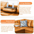 Wakefit Sectional Sofa Couch, Modern 4-Seaters Living Room Furniture Sets - Image 6