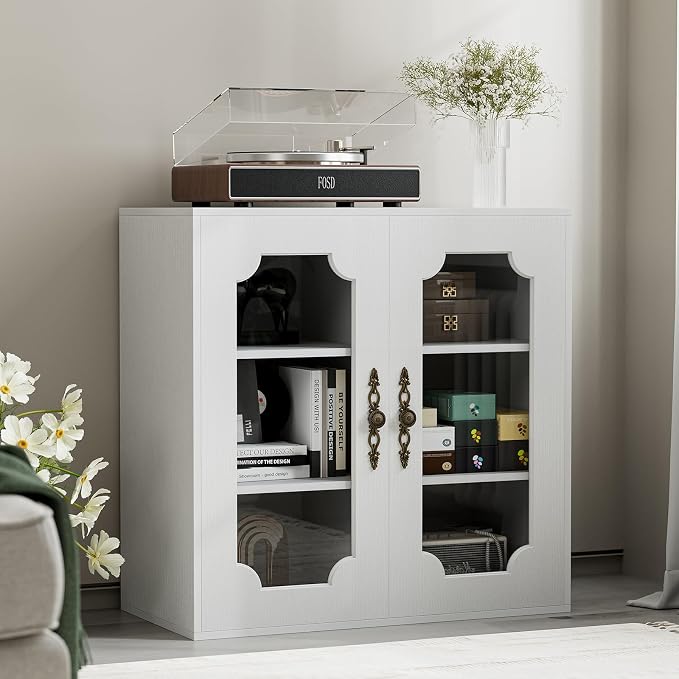 Buffet Cabinet with Storage, Modular Accent Sideboard Modern Credenza with DIY by Belandi