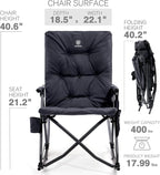 EVER ADVANCED Oversized Folding Rocking Camping Chair, Padded Portable Rocker - Image 7