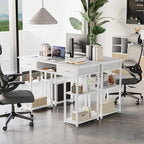 DUMOS 48" Small Computer Home Office Desk - Image 4