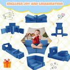 10 Pcs Modular Kids Play Sofa – Versatile Convertible Foam Cushion That Doubles - Image 5