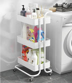 Sooyee 3 Tier Utility Cart, Rolling Cart - Image 7
