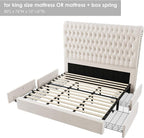 King Size Bed Frame 54" Tall Headboard - Image 8