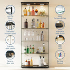 IDEALHOUSE Tempered Glass Display Cabinet - Image 3