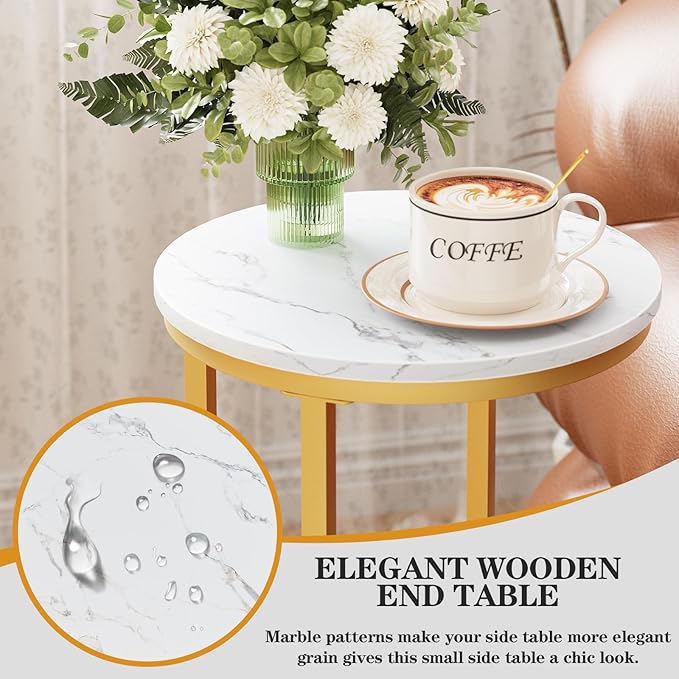 C Shaped End Table, Couch Side Tables - Image 5