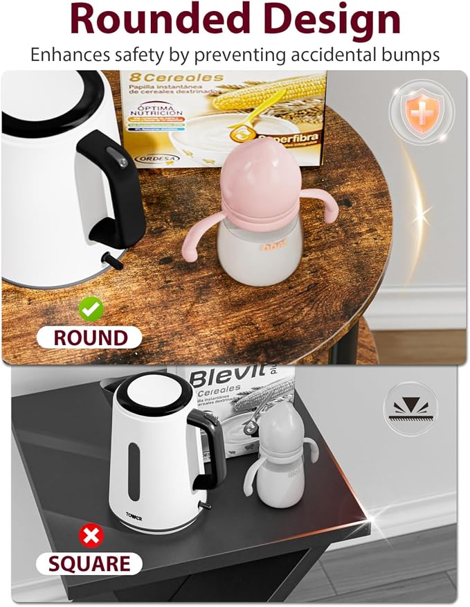 XBurmo Small Round End Table - Image 4