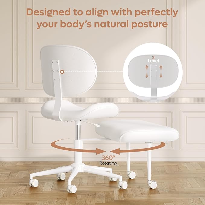 Pinmoco Upgraded Cross Legged Office Chair - Image 3