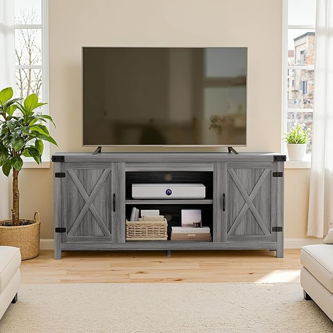YESHOMY Modern Farmhouse TV Stand by SearchallYESHOMY