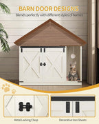 Hzuaneri Cat Litter Box Enclosure, Hidden Litter Box Cabinet Furniture - Image 6