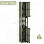 Amazer Tall Bathroom Storage Cabinet 70'', Freestanding Cabinet Storage - Image 2