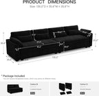 Belffin Large Modular Sectional Sofa - Image 2