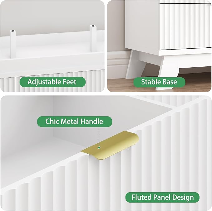 Xixini Fluted Dresser for Bedroom - Image 6