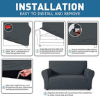 ZNSAYOTX 1 Piece Stretch Sofa Covers - Image 4