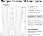 Topfinel 86 Inch Blackout Linen Curtains - Image 8