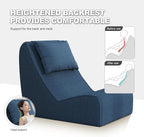 Giant Bean Bag Chair for Adults, Corduroy Chaise Lounge - Image 5