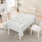 BALCONY & FALCON Rectangle Tablecloth Washable Wrinkle Resistant and Water - Image 5