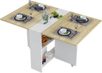 Tiptiper Folding Dining, Versatile Dinner Table by Tiptiper