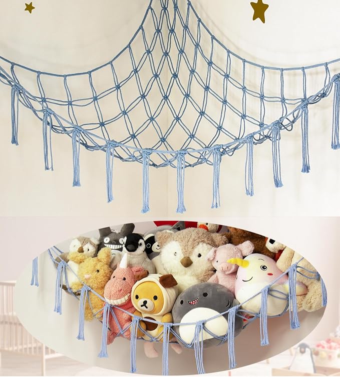 mirolam Stuffed Animal Storage Hammock Large Toy Hammock Net by MirolamUS