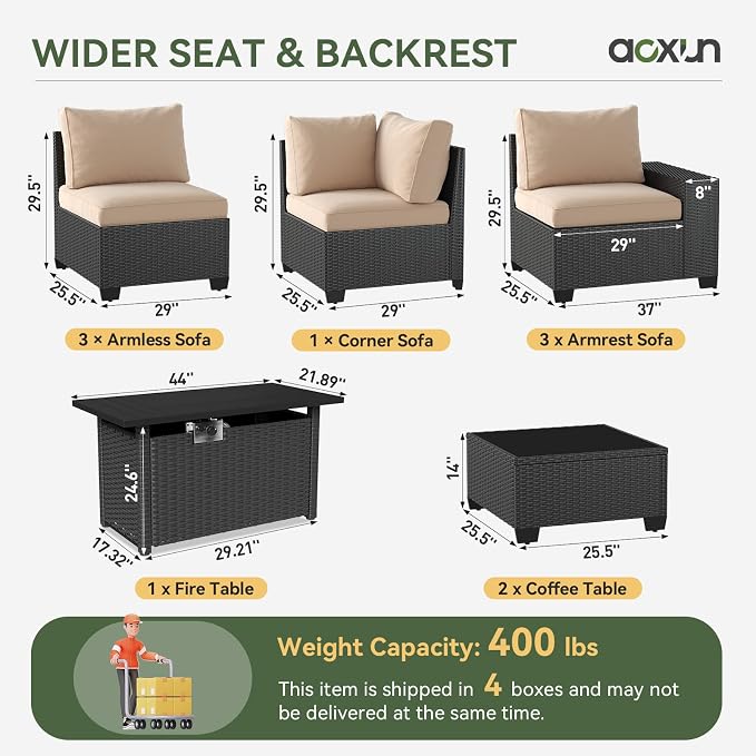Aoxun Patio Furniture Sets - Image 7