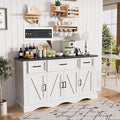 56" Modern Farmhouse Sideboard Buffet Cabinet by LegacyAmerhomeDirect