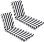 AAAAAcessories Outdoor Chaise Lounge Cushions, Fade-Resistant, Waterproof Patio by AAAAAcessories