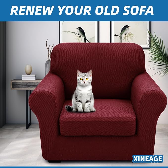 XINEAGE 2026 New 2 Pieces Chair Covers - Image 4