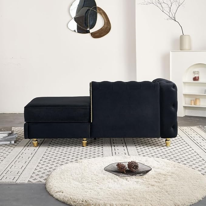 Luxury Velvet Chaise Lounger - Image 6