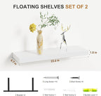 Bellsal Floating Shelves for Wall, Living Room, Bathroom Storage, Book Shelf - Image 3