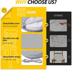 AAAAAcessories D-Shaped Chair Cushions, Featuring Ties and Removable, - Image 9