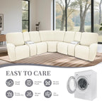 100% Waterproof Sectional Recliner Couch Covers - Image 8