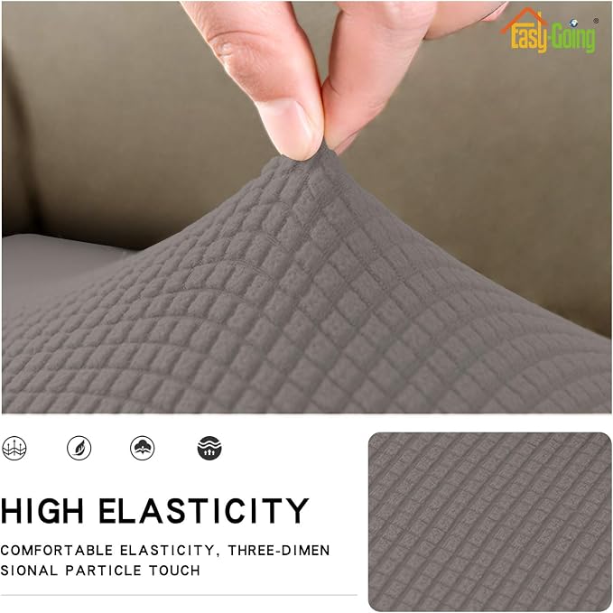Easy-Going Stretch 1 Piece Couch Cushion Cover - Image 3