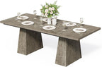 LITTLE TREE Dining Table for 6 People, Wooden Table, Rectangle Furniture - Image 3