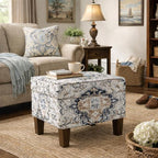 Homepop Home Decor |K7646-A862 | Upholstered Modern Rectangular Storage Ottoman - Image 4