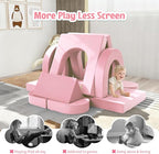 Kids Modular Play Sofa Convertible Foam Play Mat, Transformable Into a Game - Image 6