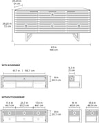 BDI Furniture Corridor 8177-65'' TV Stand - Image 5