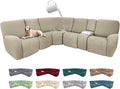 100% Waterproof Sectional Recliner Couch Covers by ROFASVCO