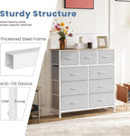 DUMOS 9 Drawer Dresser for Bedroom, Fabric Storage Organizer - Image 7