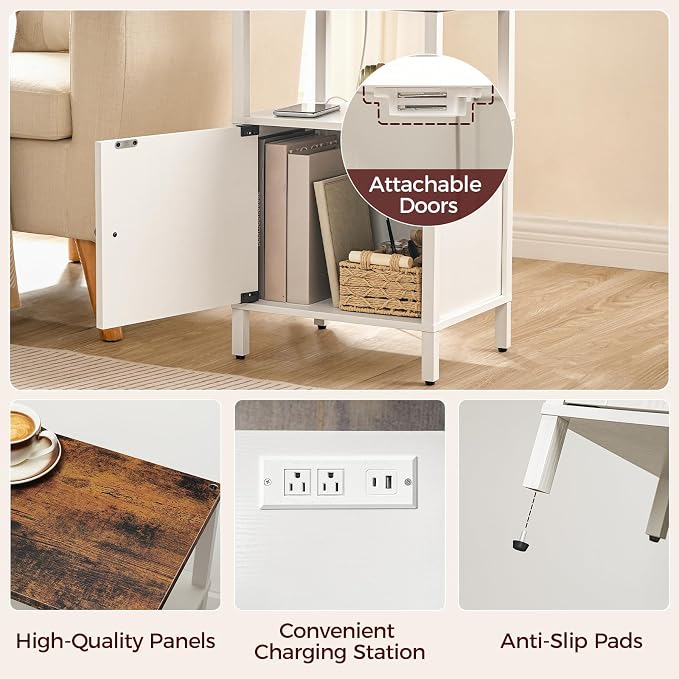 MAHANCRIS Farmhouse Nightstand - Image 7