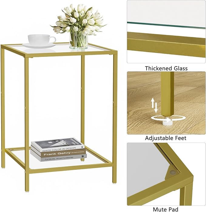 HOMSHO Side Tables Set of 2, End Table - Image 5