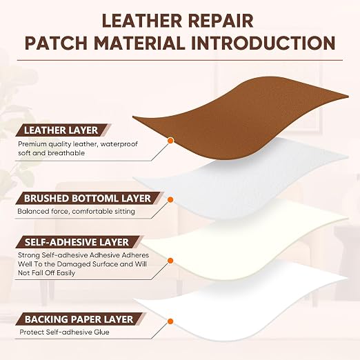 Leather Repair Patch Self Adhesive, 8.3″ x 11″ Vinyl Patch Kit, Leather Repair - Image 5