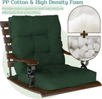 Outdoor Chair Cushions Set of 2, High Back Soft Seat Pad - Image 4