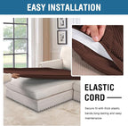 H.VERSAILTEX Super Stretch Individual Chaise Cover Sectional Couch Covers - Image 5